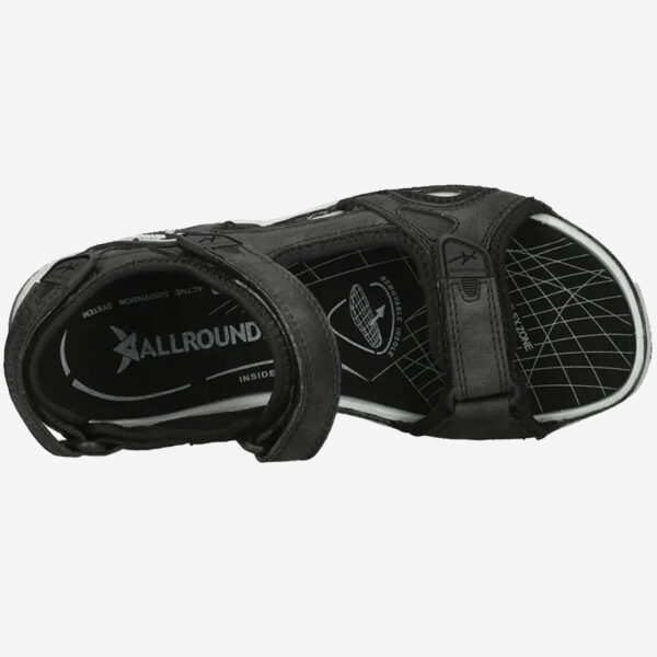 Allrounder Westside Sandal Dam svart grå
