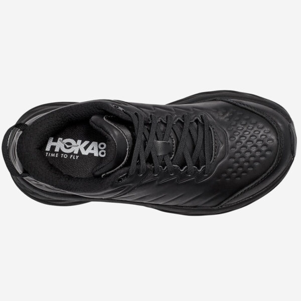 hoka bondi SR Dam svart black arbetssko dämpad promenadsko