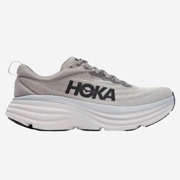 HOKA Bondi 8 Herr grå löparsko