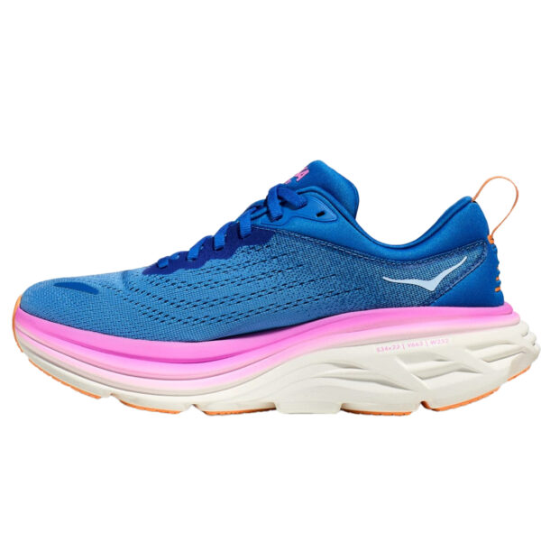 köp Hoka bondi 8 dam hoka one one blå rosa vit multi löparskor skobutik online joggingskor