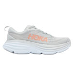 köp Hoka bondi 8 dam wide bred breda hoka one one grå löparskor skobutik online joggingskor skor för breda fötter