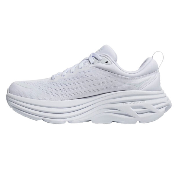 Hoka bondi 8 herr man sko vit white löparsko promenadsko arbetssko