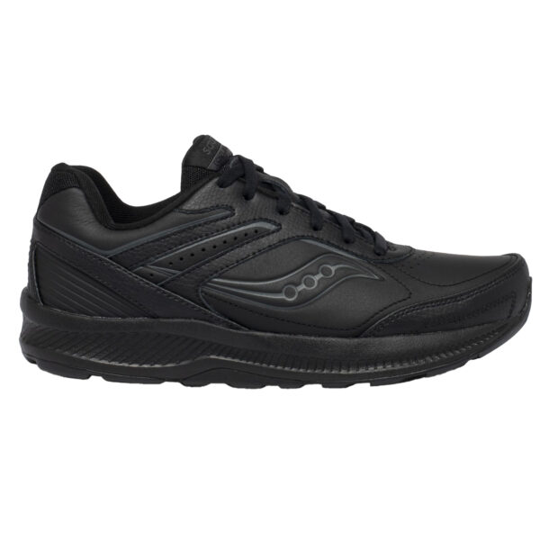 köp online sko walkingsko vandringsskoSaucony Echelon Walker 3 W svart dam vandring från betterbalance.se webshop