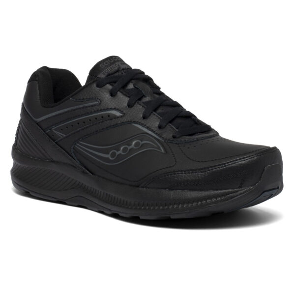 köp online sko walkingsko vandringsskoSaucony Echelon Walker 3 W svart dam vandring från betterbalance.se webshop
