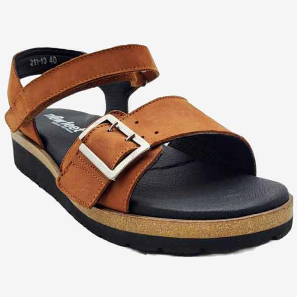 New Feet Sandal Brun Dam