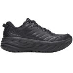 hoka bondi SR herr svart black sko arbetssko dämpad promenad promenadsko