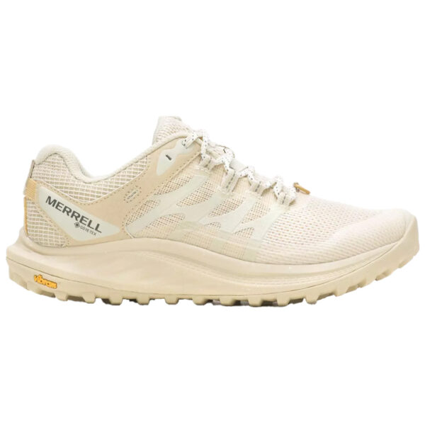 köp beige merrell antora 3-gtx gore-tex sko skor skor online webshop sklobutik oyster löparsko löpning löpare