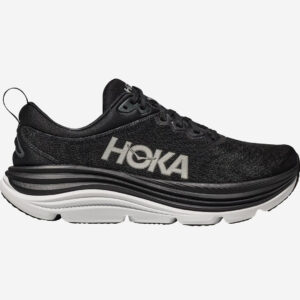 HOKA gaviota 5 herr svart jogging löparsko med pronationsstöd svart skobutik online breda fötter