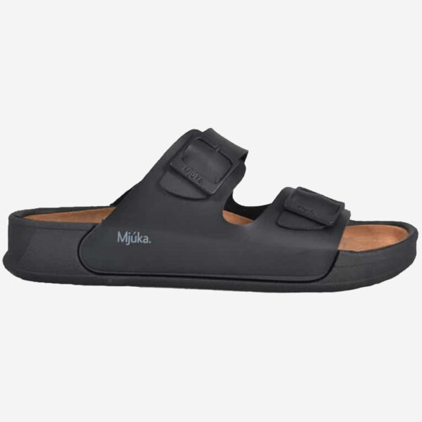 mjuka mora sandal svart