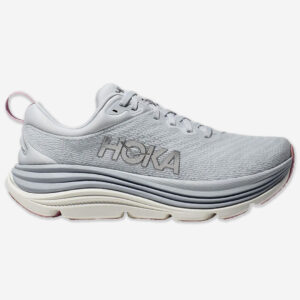 hoka gaviota 5 dam vit rosa sea ice pink twilight pronationsstöd löparsko