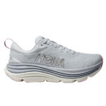 hoka gaviota 5 dam vit rosa sea ice pink twilight pronationsstöd löparsko