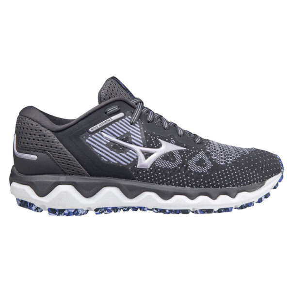 mizuno wave horizon 5 herr onyx lila svart jogging löparsko