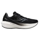 saucony triumph 20 löparsko herr svart vit black white noir blanc jogging sko