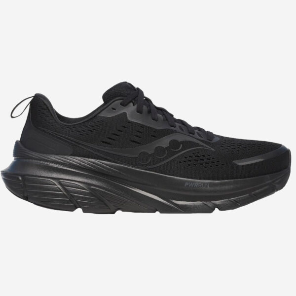 saucony guide 18 WIDE bred triple black svart herr