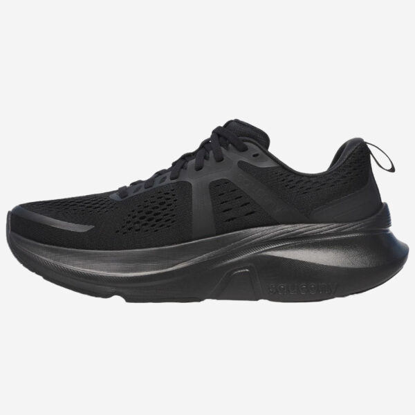 saucony guide 18 WIDE bred triple black svart herr