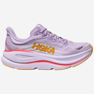 hoka bondi 9 bred och lila löparsko för dam