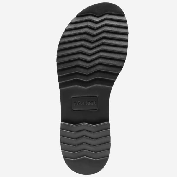 new feet sko med snörning svart kalvskinn läder dam