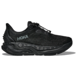 Svart HOKA Arahi SR WIDE g&aring;sko sedd fr&aring;n yttersidan.